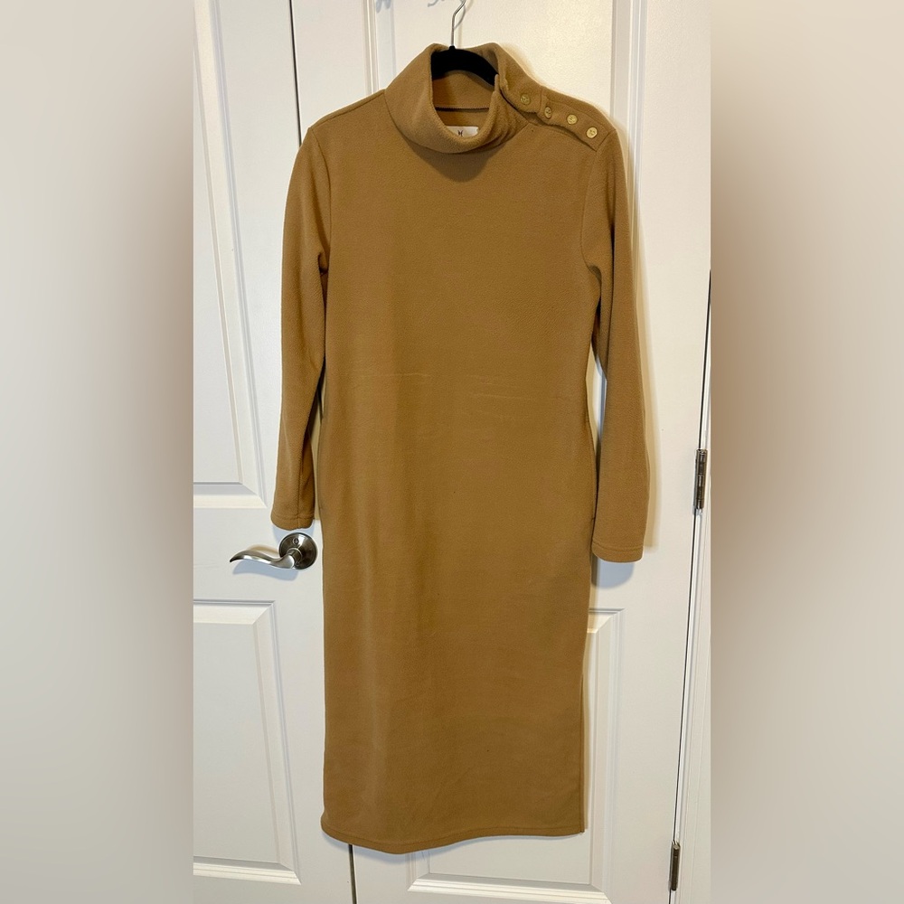 Dudley Stephens Camel Long Sleeve Dress